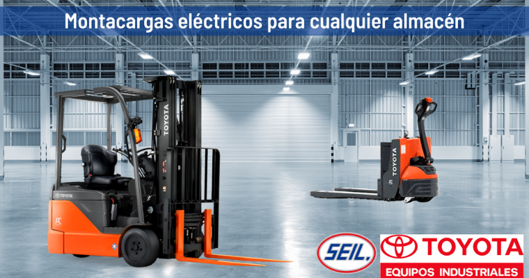 Conoce los diferentes tipos de montacargas eléctricos